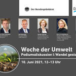 Woche der Umwelt: Podium 1 - Redner © Deutsche Bundesstiftung Umwelt